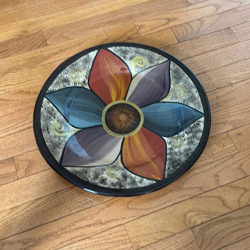 Decorative shallow bowl from Mexico